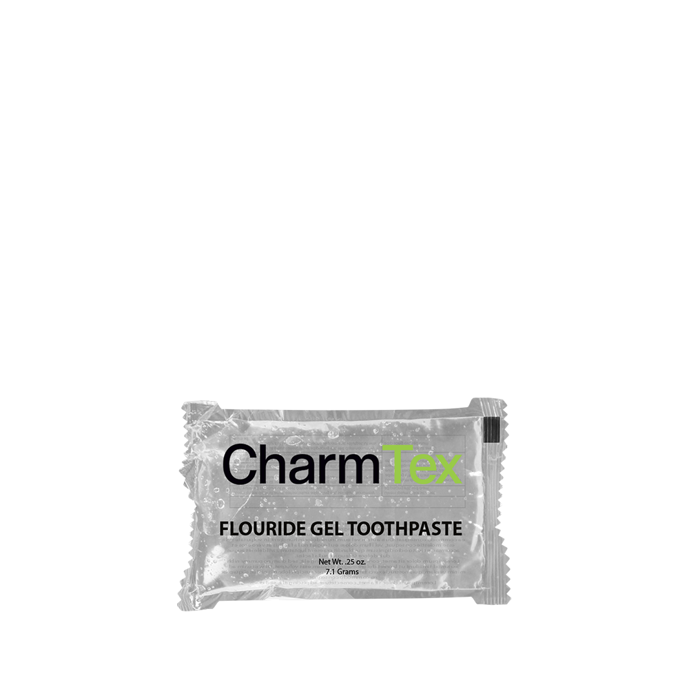High Security Clear Gel Fluoride Toothpaste Packets