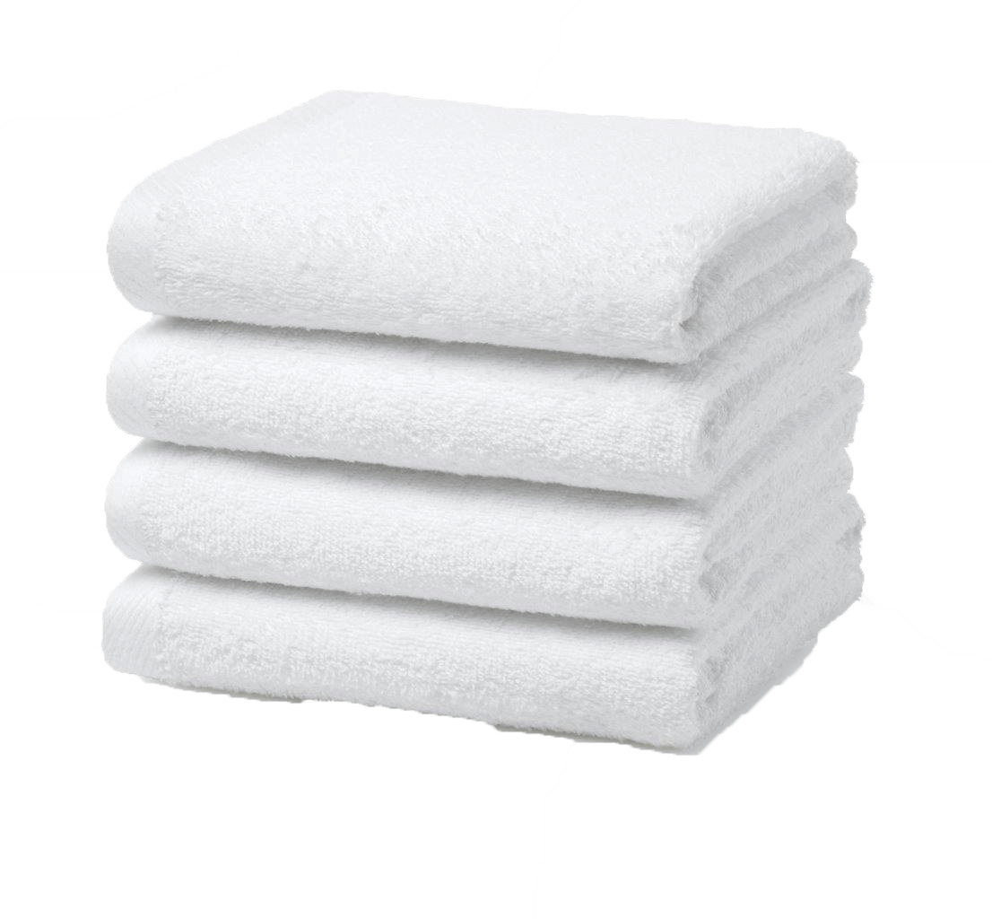 Economy Grade White Towels & Washcloths
