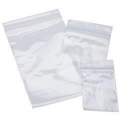 RECLOSABLE CLEAR ZIP BAGS