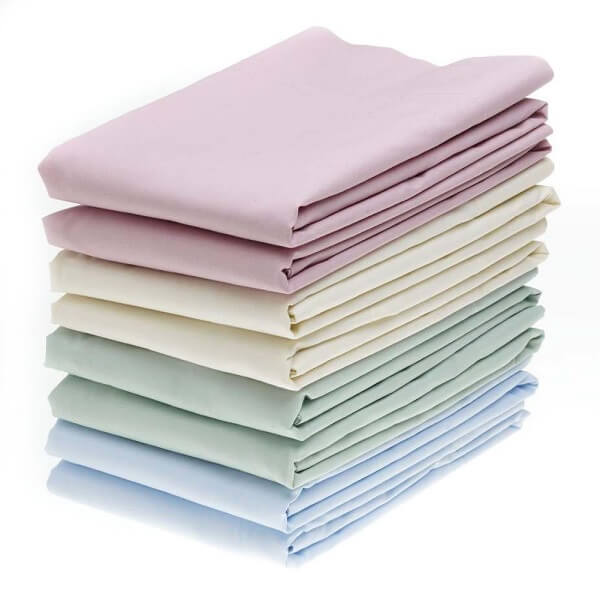 Premium Colored T180 Percale Flat Sheets