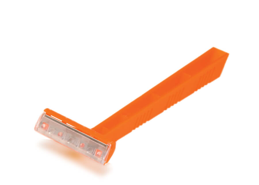 Single Blade Razor Orange