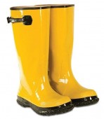 Yellow Waterproof Overshoe Rubber Boots