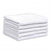 Multi-Purpose White Terry Cloth Towels