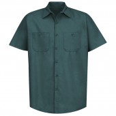 Men's Poplin Work Shirts - Short Sleeve