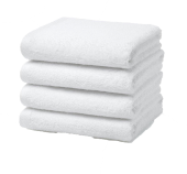 Economy Grade White Towels & Washcloths-bath Towel - 20" X 40", 5.0 Lb