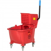 Mop Bucket & Side Press Wringer Combo