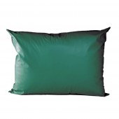Heavyweight Dark Green Vinyl Polyester Core Pillow