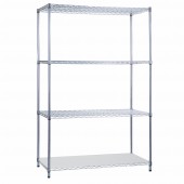 Shelving Unit With Solid Bottom Shelf