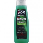 VO5 Men's 3-in-1 Shampoo Conditioner Body Wash Fresh Energy
