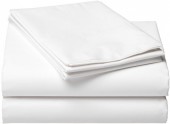 White T130 Muslin Flat Sheets